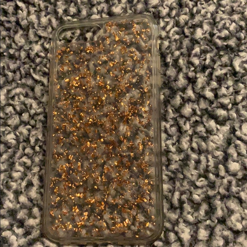 iPhone 7/8 Gold Glitter Phone Case